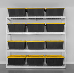 SafeRacks 24" x 92" x 84" Heavy-Duty Garage Shelving