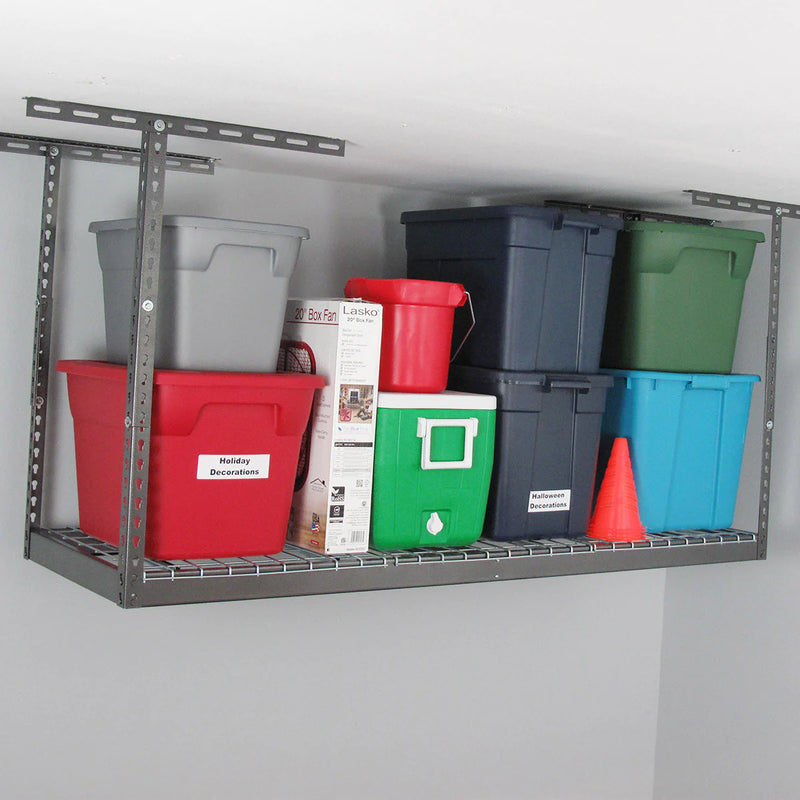 SafeRacks 3' x 8' Overhead Garage Storage Rack