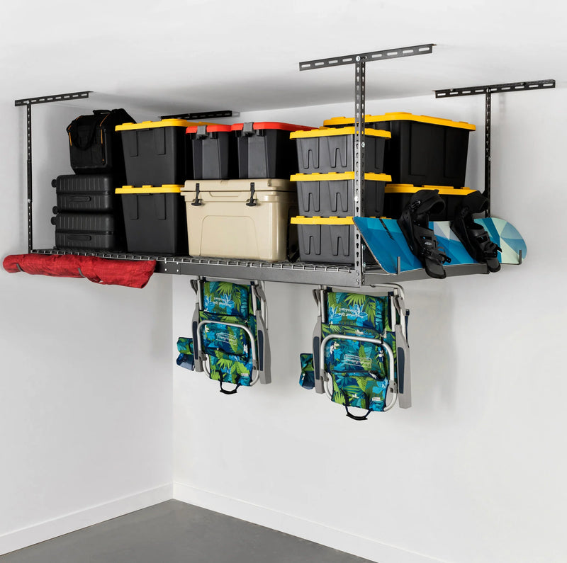 SafeRacks 4' x 8' Overhead Garage Storage Rack