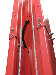 Launch Two Post Floor Plate (Asymmetric) - Red (9K)