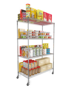 SafeRacks 24" x 48" x 72" 4-Tier Wire Shelving