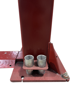 Launch Two Post Floor Plate (Symmetric) - Red (9K)