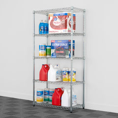 SafeRacks 14" x 30" x 60" 5-Tier Wire Rack